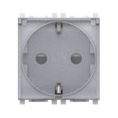 Розетка CADUCEUS ALING EXPERIENCE электрическая, модульная с крышкой, для скрытой проводки, механизм, 16А, 250 В~ (Артикул: 74154.T)