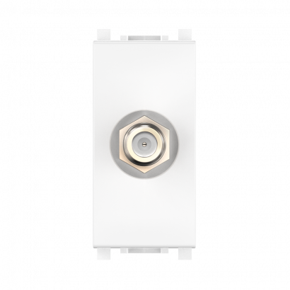 Розетка CADUCEUS ALING EXPERIENCE для скрытой проводки, антенная TV, спутниковая, одиночная, модульная (Артикул: 74265)