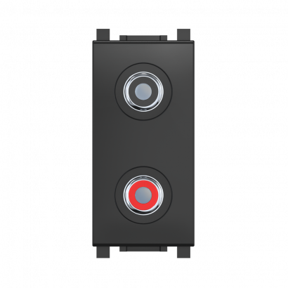 Розетка аудио 2хRCA CADUCEUS ALING EXPERIENCE для скрытой проводки (Артикул: 74281)