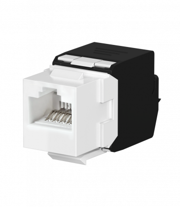 Модуль CADUCEUS ALING EXPERIENCE Keystone RJ45 8P8C cat. 6A, UTP (Артикул: 74307)