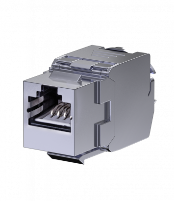 Модуль CADUCEUS ALING EXPERIENCE Keystone RJ45 8P8C cat. 5e, FTP (Артикул: 74315)