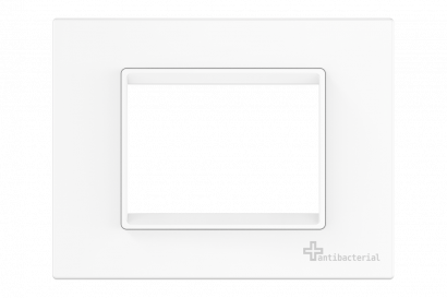 Рамка декоративная CADUCEUS ALING EXPERIENCE на 3 модуля с антибактериальной защитой (Артикул: A70103.0)