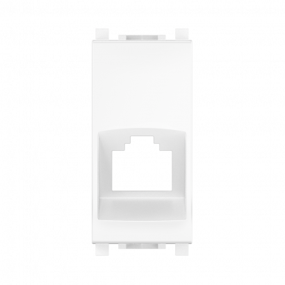 Адаптер CADUCEUS ALING EXPERIENCE для Keystone RJ12/RJ45 с антибактериальной защитой (Артикул: A74201.0)
