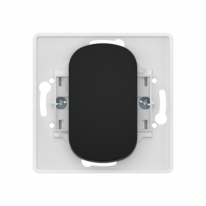 Выключатель встраиваемый двухполюсный одноклавишный CADUCEUS ALING EON с узкой клавишей, 10АХ, 250В~, механизм (Артикул: E6052U)