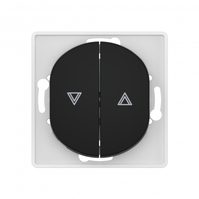 Выключатель скрытой установки CADUCEUS ALING EON, кнопочный, для рольставней, 10А, 250В~, механизм (Артикул: E6075)