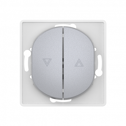 Выключатель скрытой установки CADUCEUS ALING EON, кнопочный, для рольставней, 10А, 250В~, механизм (Артикул: E6075)