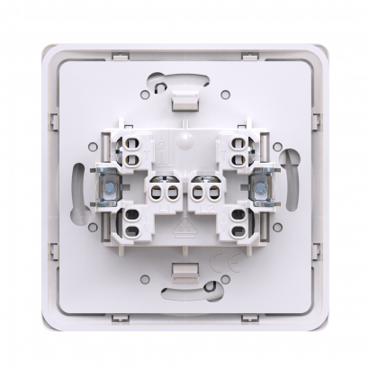 Выключатель скрытой установки CADUCEUS ALING EON, одноклавишный, перекрёстный, 10АХ, 250В~ (Артикул: E608.00)
