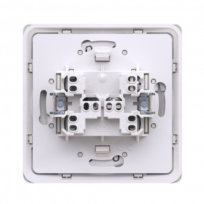 Выключатель скрытой установки CADUCEUS ALING EON, кнопочный, 10АХ, 250В~ (Артикул: E6090.00)