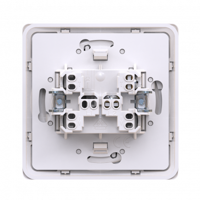 Выключатель скрытой установки CADUCEUS ALING EON, кнопочный, с символом Свет, с индикацией, 10АХ, 250В~ (Артикул: E609I.00)