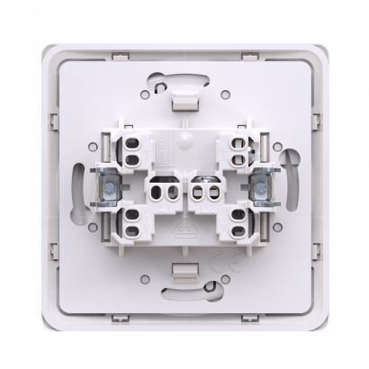 Выключатель скрытой установки CADUCEUS ALING EON, кнопочный, с символом Звонок, 10А, 250В~, механизм (Артикул: E610)