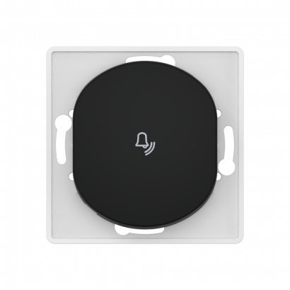Выключатель скрытой установки CADUCEUS ALING EON, кнопочный, с символом Звонок, 10А, 250В~, механизм (Артикул: E610)
