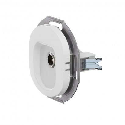 Механизм одиночной антенной TV розетки скрытой установки CADUCEUS ALING EON (Артикул: E612I)