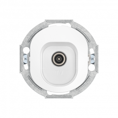 Механизм одиночной антенной TV розетки скрытой установки CADUCEUS ALING EON (Артикул: E612I)