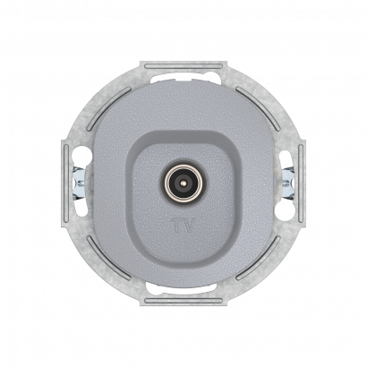 Механизм одиночной антенной TV розетки скрытой установки CADUCEUS ALING EON (Артикул: E612I)