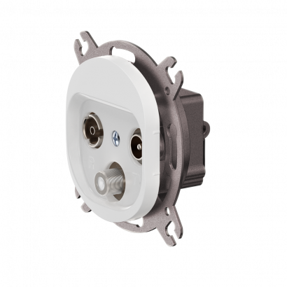 Механизм розетки встраиваемой антенной CADUCEUS ALING EON TV/FM/SAT оконечной (Артикул: E612S)