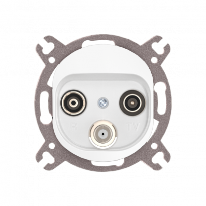 Механизм розетки встраиваемой антенной CADUCEUS ALING EON TV/FM/SAT оконечной (Артикул: E612S)