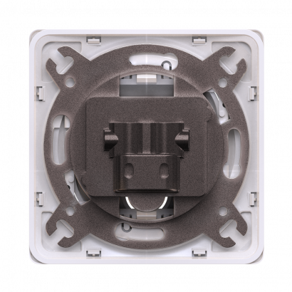 Механизм розетки встраиваемой антенной CADUCEUS ALING EON TV/FM/SAT оконечной (Артикул: E612S)