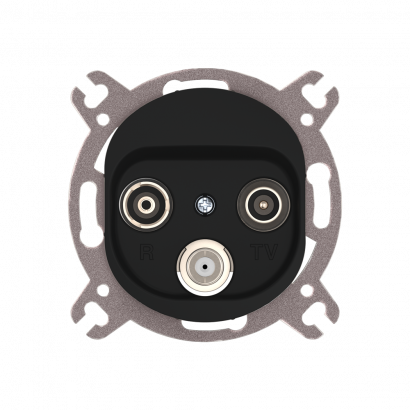 Механизм розетки встраиваемой антенной CADUCEUS ALING EON TV/FM/SAT оконечной (Артикул: E612S)