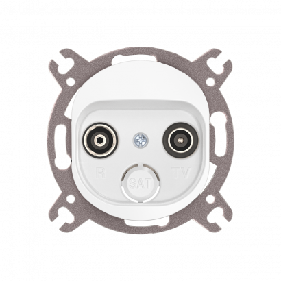 Механизм встраиваемой оконечной антенной розетки TV/FM CADUCEUS ALING EON (Артикул: E612Z)