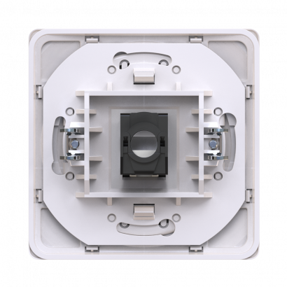 Встраиваемая компьютерная розетка CADUCEUS ALING EON с модулем Keystone RJ45 8P8C, cat.6, FTP (Артикул: E6150S.00) (FTP - экранированный)