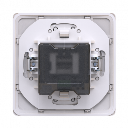 Розетка скрытой установки CADUCEUS ALING EON USB тип A для зарядки устройств, двойная, 2,1А, 5В=, 250В~ (Артикул: E6161.00)