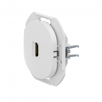 Розетка скрытой установки CADUCEUS ALING EON с модулем Keystone HDMI тип A-A, механизм (Артикул: E6163)