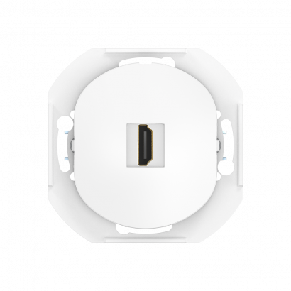 Розетка скрытой установки CADUCEUS ALING EON с модулем Keystone HDMI тип A-A, механизм (Артикул: E6163)