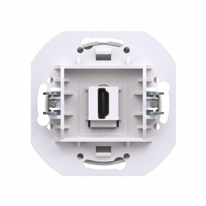 Розетка скрытой установки CADUCEUS ALING EON с модулем Keystone HDMI тип A-A, механизм (Артикул: E6163)
