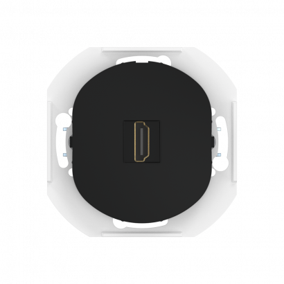 Розетка скрытой установки CADUCEUS ALING EON с модулем Keystone HDMI тип A-A, механизм (Артикул: E6163)