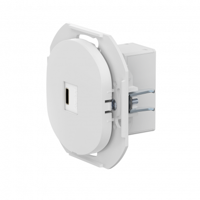 Розетка скрытой установки CADUCEUS ALING EON USB тип С для зарядки 1-го устройства, 3А, 5В=, 250В~, механизм (Артикул: E6166)