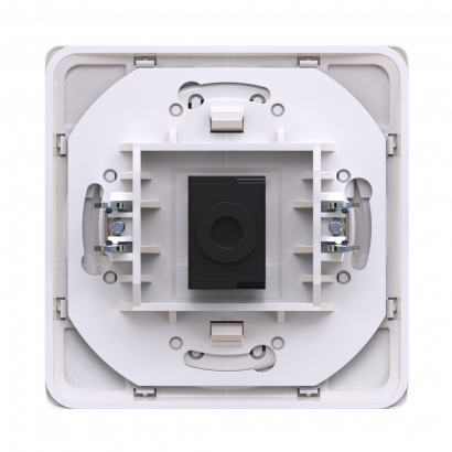 Розетка скрытой установки компьютерная CADUCEUS ALING EON с модулем Keystone RJ45 8P8C, cat.6A, UTP, механизм (Артикул: E616) (UTP - неэкранированный)