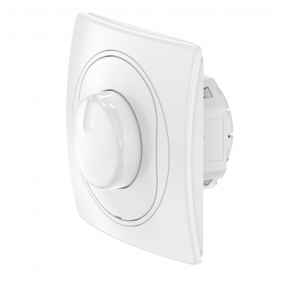 Диммер скрытой установки CADUCEUS ALING EON, поворотно-нажимной, 40-400ВА, 230В, 50Гц Артикул: (E6173.00)