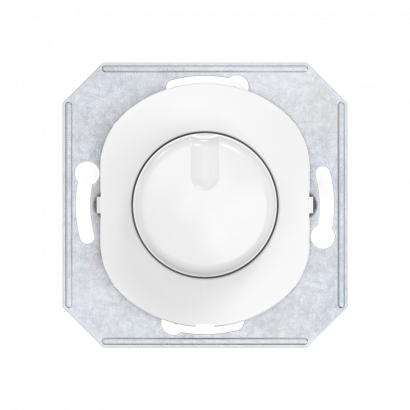 Диммер скрытой установки CADUCEUS ALING EON, поворотно-нажимной, 40-400ВА, 230В, 50Гц, механизм (Артикул: E6173)