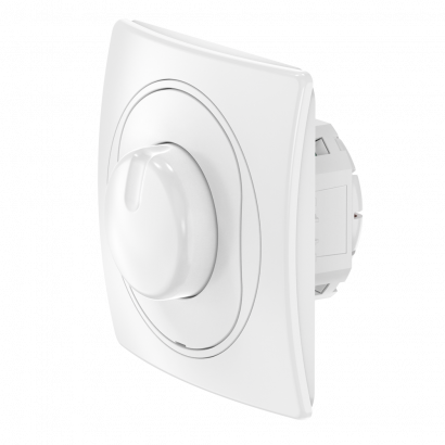 Диммер скрытой установки CADUCEUS ALING EON, поворотно-нажимной, проходной, 40-400ВА, 230В, механизм (Артикул: E617)