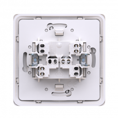 Выключатель скрытой установки одноклавишный CADUCEUS ALING EON с индикацией при включении, 16АХ, 250В~, механизм (Артикул: E6191)