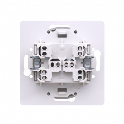 Выключатель скрытой установки одноклавишный CADUCEUS ALING EON с узкой клавишей, с индикацией при включении, 16АХ, 250В~, механизм (Артикул: E6191U)