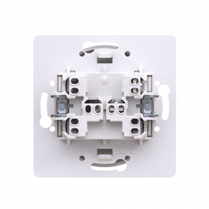 Выключатель скрытой установки одноклавишный CADUCEUS ALING EON, с узкой клавишей, с индикацией, 16АХ, 250В~, механизм (Артикул: E619U)