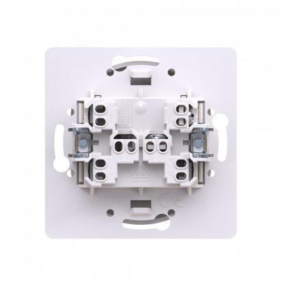 Выключатель скрытой установки одноклавишный CADUCEUS ALING EON с индикацией, 10АХ, 250В~, механизм (Артикул: E625)