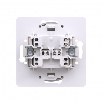 Выключатель скрытой установки CADUCEUS ALING EON, одноклавишный, узкая клавиша, с индикацией, 10АХ, 250В~, механизм (Артикул: E625U)