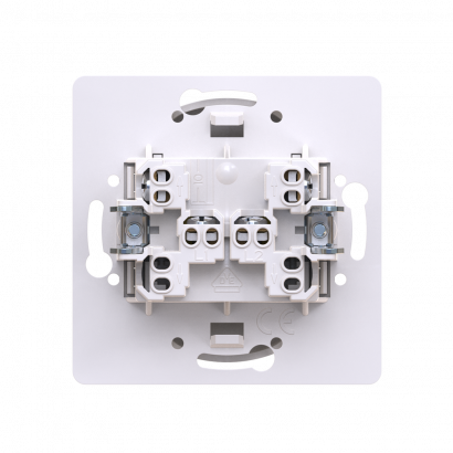 Выключатель CADUCEUS ALING EON скрытой установки, одноклавишный, с узкой клавишей, перекрёстный, с индикацией, 10АХ, 250В~, механизм (Артикул: E628U)