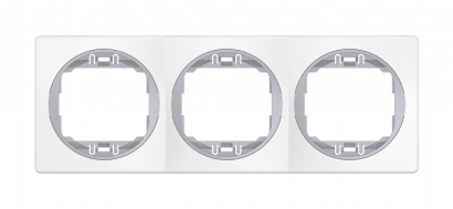 Рамка декоративная CADUCEUS ALING EON, трёхместная, горизонтальная (Артикул: E6703)