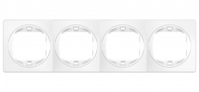 Рамка декоративная CADUCEUS ALING EON, двухместная, вертикальная (Артикул: E6711)