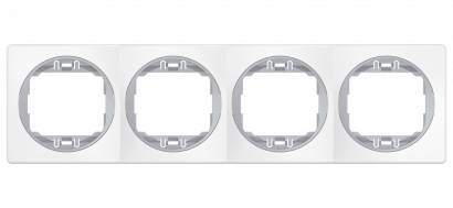 Рамка декоративная CADUCEUS ALING EON, двухместная, вертикальная (Артикул: E6711)