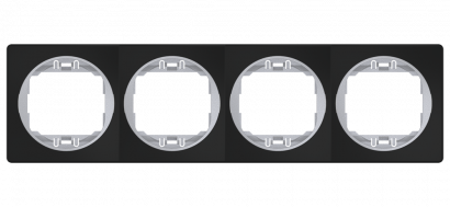 Рамка декоративная CADUCEUS ALING EON, двухместная, вертикальная (Артикул: E6711)