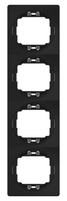 Рамка декоративная CADUCEUS ALING EON, четырёхместная, вертикальная (Артикул: E6714)