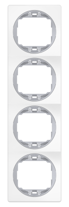 Рамка декоративная CADUCEUS ALING EON, четырёхместная, вертикальная (Артикул: E6714)