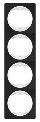 Рамка декоративная CADUCEUS ALING EON, четырёхместная, вертикальная (Артикул: E6714)