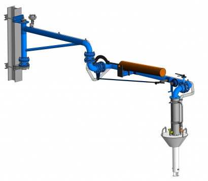 Устройство верхнего налива в автомобильные цистерны