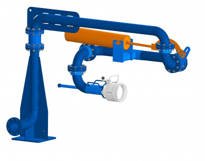 Устройство нижнего слива и налива автоцистерн, АСН-100