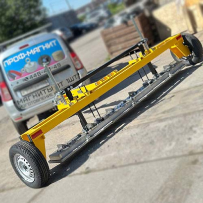 Магнитный подборщик — прицеп для дорожного полотна Проф-Магнит АТС-3000